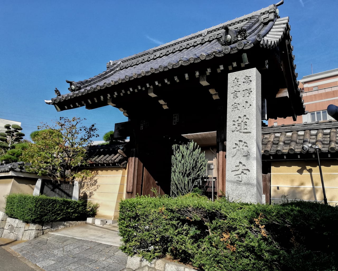 丁髷塚のある蓮光寺