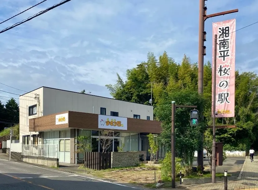 平塚市万田チキン5湘南平桜の駅