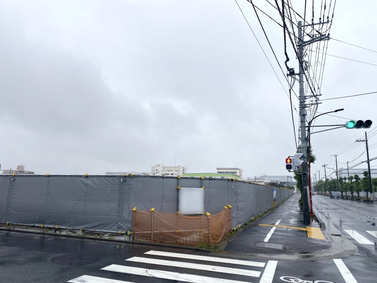 平塚市東八幡4丁目物流センター建設中