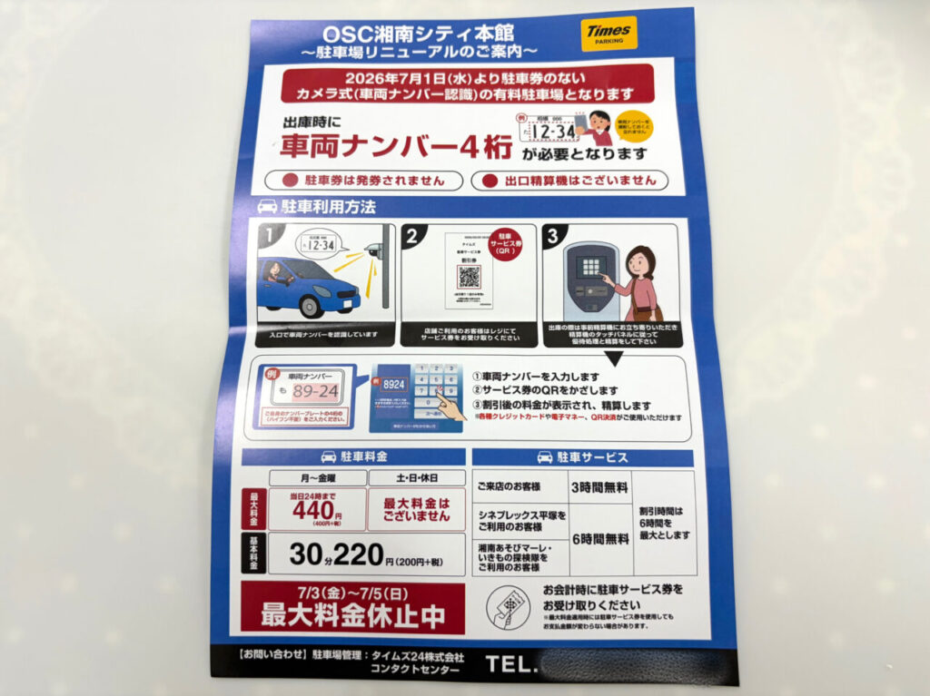 OSC湘南シティ駐車場